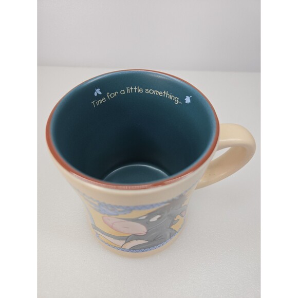 Walt Disney World Winnie The Pooh Eeyore with Blue Bird Coffee Mug Words Inside - Picture 2 of 6